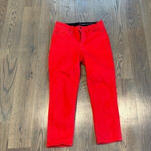New York & Company High-Waist Red Pants